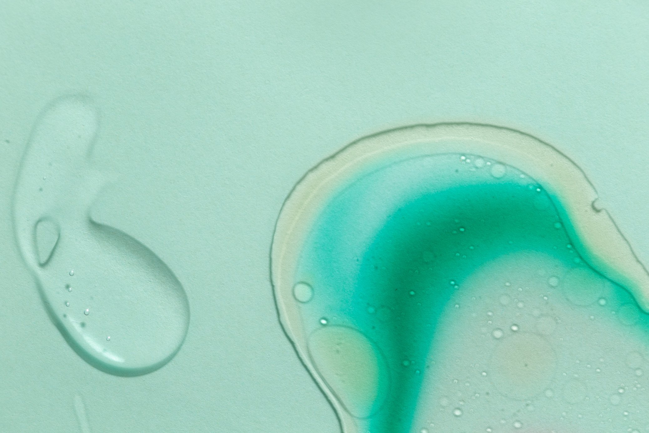 Water Splash with Colorful Ink